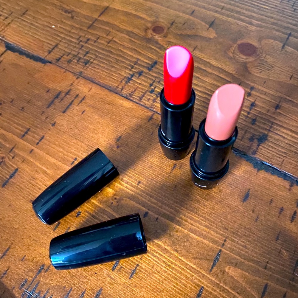 Lancôme Red Stiletto and Natural Beauty lipstick